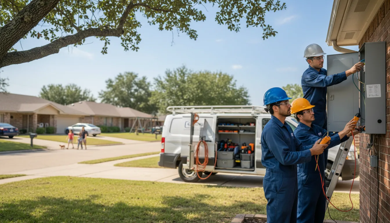 Certified electrician providing emergency electrical services in Fair Play, MO